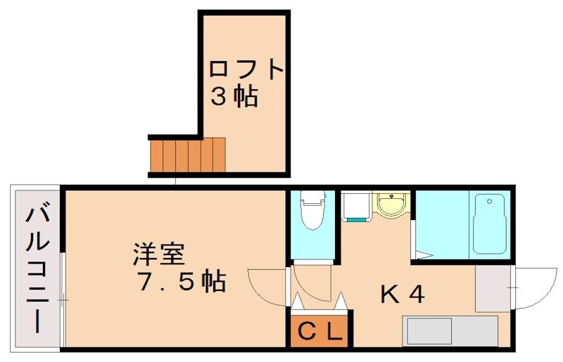 ガーデン恵比須Ｃの物件間取画像