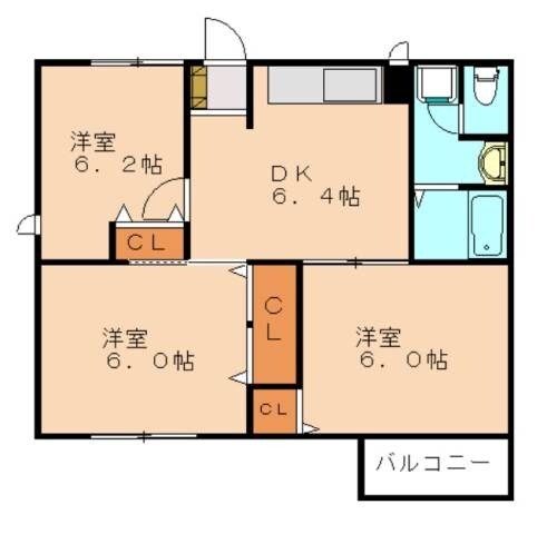 NEW Eldem彩Aの物件間取画像