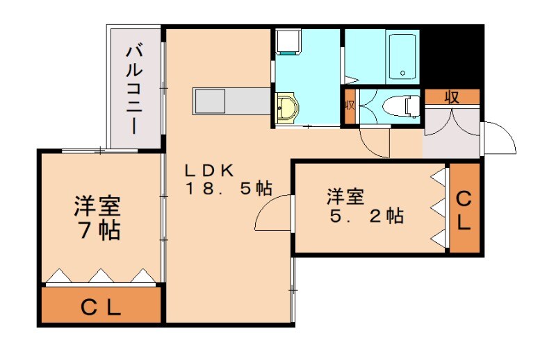 KSK中須コアプレイスの物件間取画像