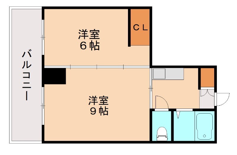 第4エルザビルの物件間取画像