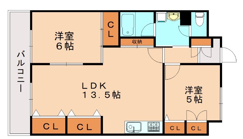 グランドハイツ村上の物件間取画像