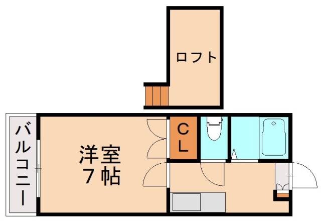 APARTMENT石坪の物件間取画像