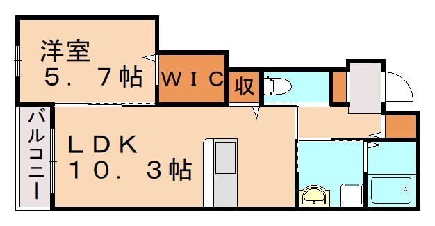 香春口三萩野駅 バス15分  小文字一丁目下車：停歩3分 1階の物件間取画像