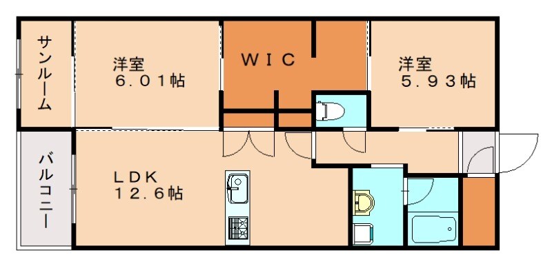 赤坂リプルの物件間取画像