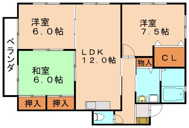 グランパレの物件間取画像