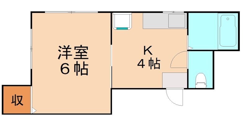 シャトレ折尾の物件間取画像