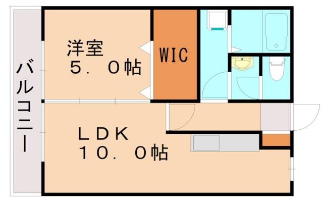 コーポ上津役の物件間取画像