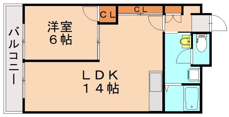 熊手ピアの物件間取画像