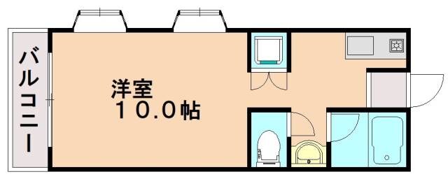 ベルハウス割子川の物件間取画像