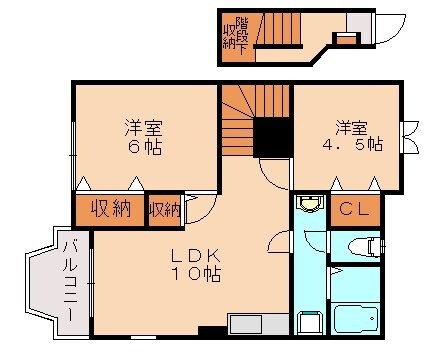 ハーモニータウンDの物件間取画像
