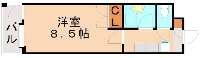 コンドミニアム穴生駅前の物件間取画像