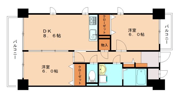 雅ビルの物件間取画像