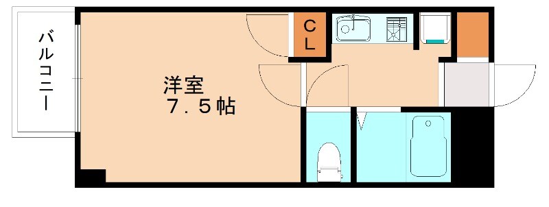 コンドミニアム北九大前の物件間取画像