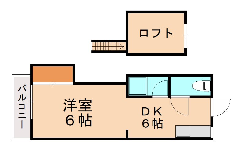 クラブハウス萩原の物件間取画像