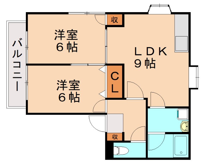 ウィンズヒル明里Ⅰの物件間取画像