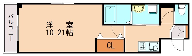 戸畑駅 徒歩14分 2階の物件間取画像