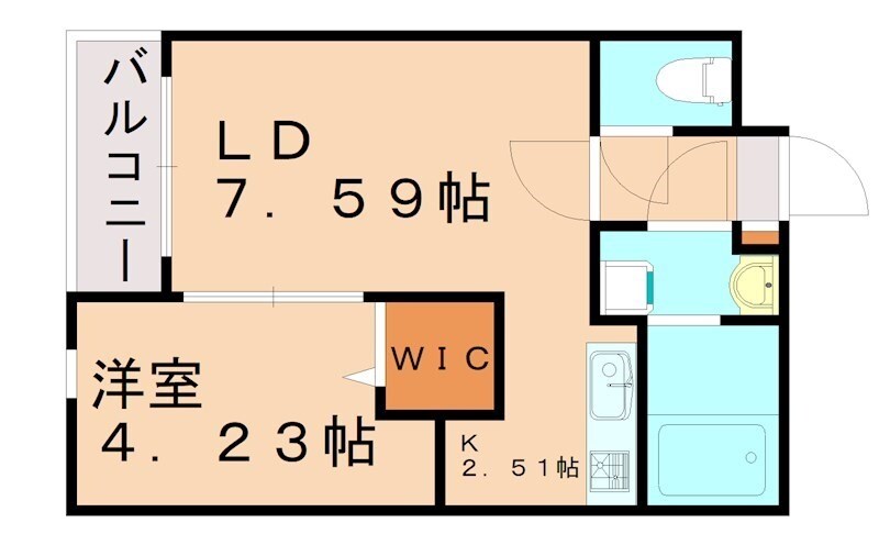 香春口三萩野駅 徒歩4分 2階の物件間取画像