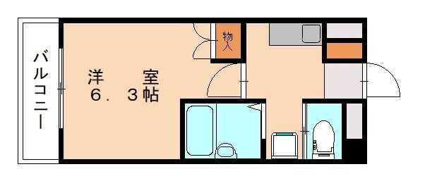 本城駅 徒歩10分 3階の物件間取画像