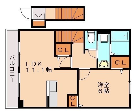 HarmonyAlive陣原Ⅱの物件間取画像