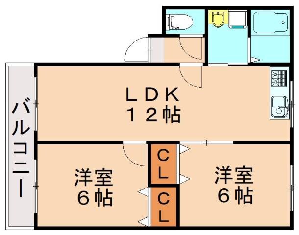 インビレッジ水巻の物件間取画像