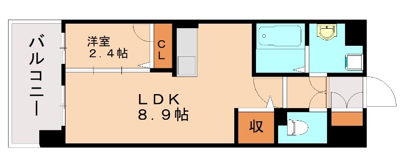 アピアランス歯大前の物件間取画像