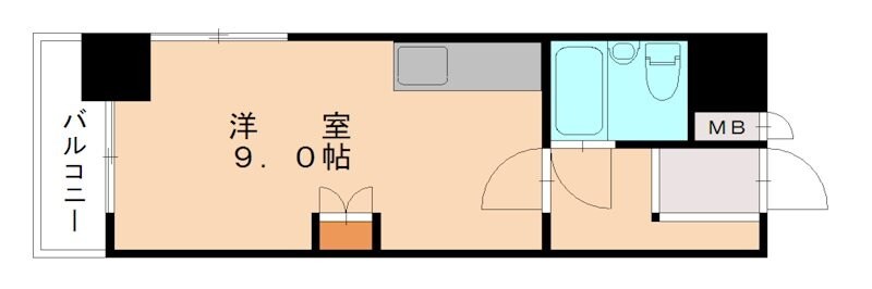 パレス三萩野の物件間取画像