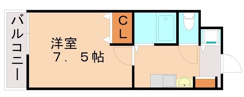 香春口三萩野駅 徒歩7分 1階の物件間取画像