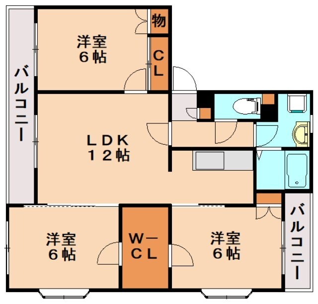 パークコート穂波の物件間取画像