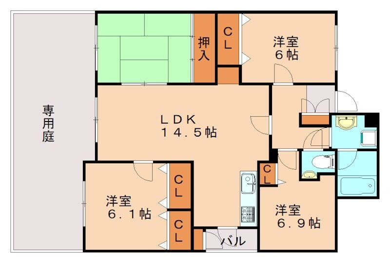 シベール柏の森の物件間取画像