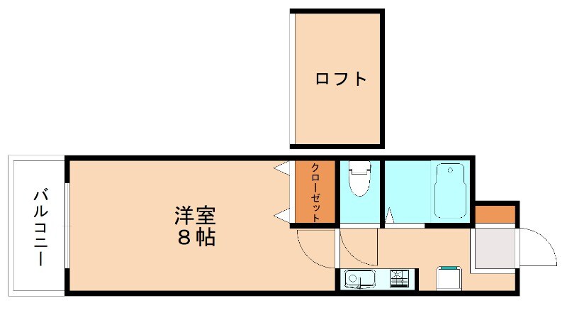 ヤング・グレイス若園の物件間取画像