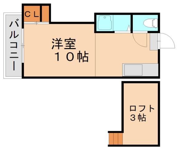 シティベール引野Ａ棟の物件間取画像