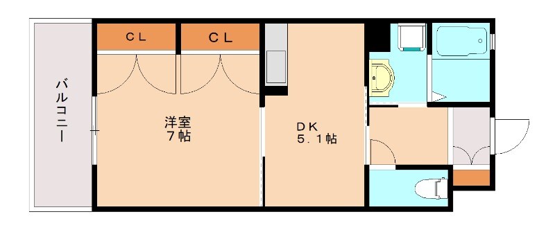 REZIA小倉の物件間取画像