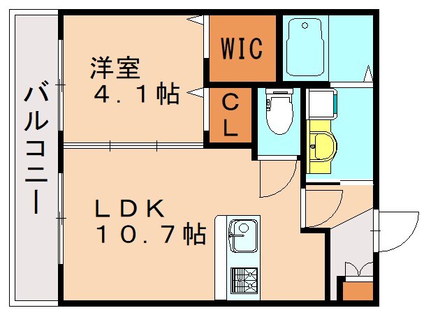 Willstyle陣原Rの物件間取画像