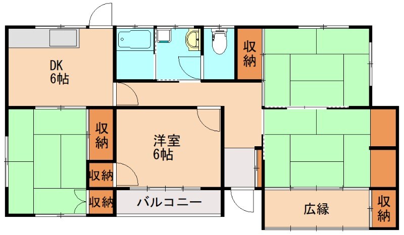 船尾駅 徒歩17分 1階の物件間取画像