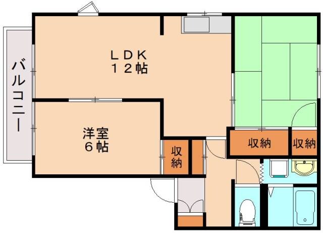 浦田駅 徒歩5分 2階の物件間取画像