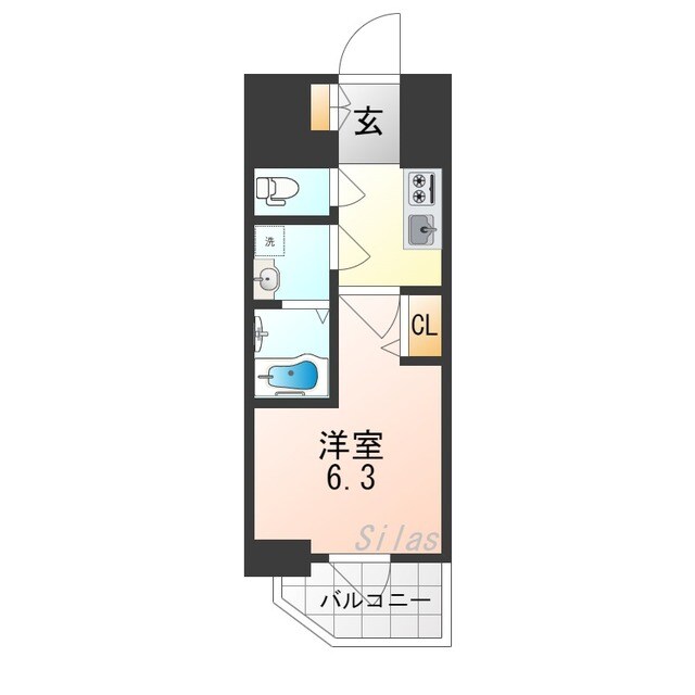 庄内駅 徒歩17分 10階の物件間取画像