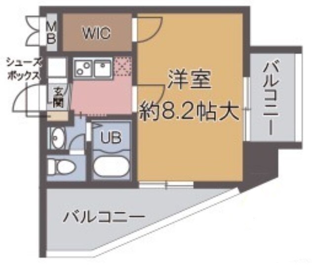 宝塚南口駅 徒歩6分 10階の物件間取画像