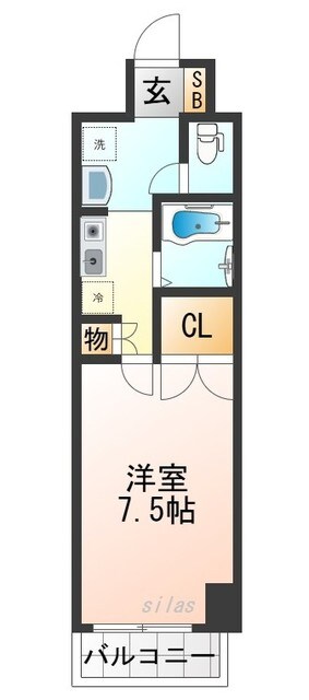 ララソル芦屋の物件間取画像