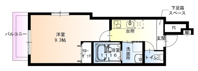 フジパレス門真本町Ⅴ番館の物件間取画像