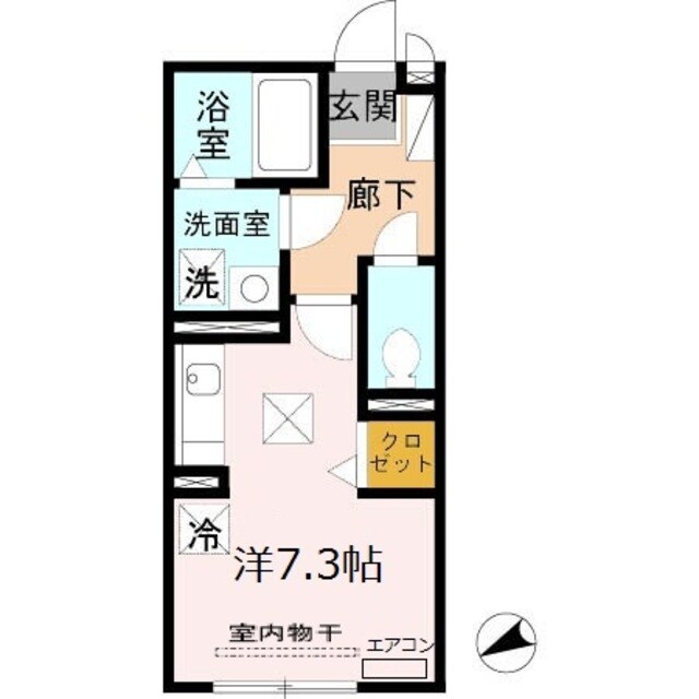 川西能勢口駅 徒歩6分 1階の物件間取画像