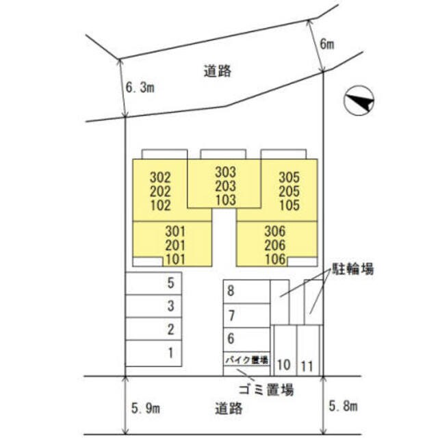 岡町駅 徒歩18分 2階の物件外観写真