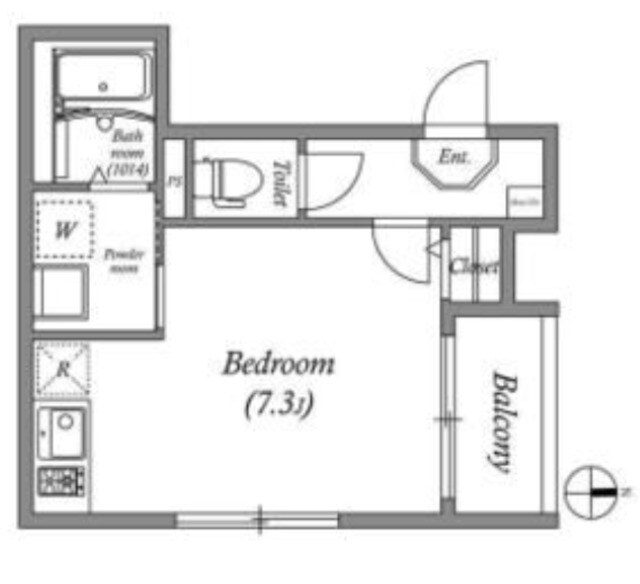ハーモニーテラス庄内幸町の物件間取画像