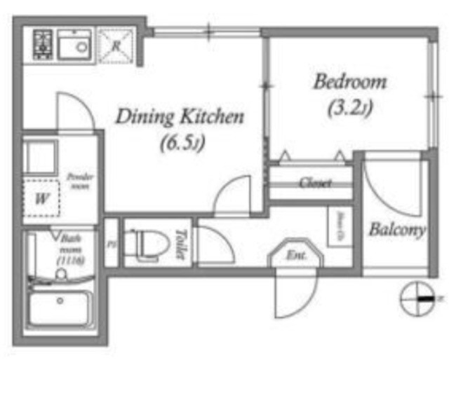 ハーモニーテラス庄内幸町の物件間取画像