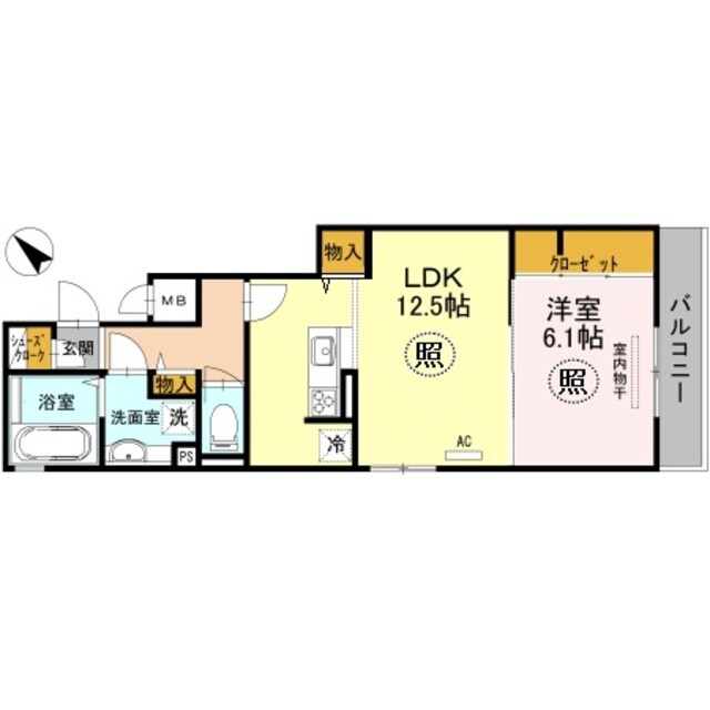 グレイスコート住吉本町の物件間取画像