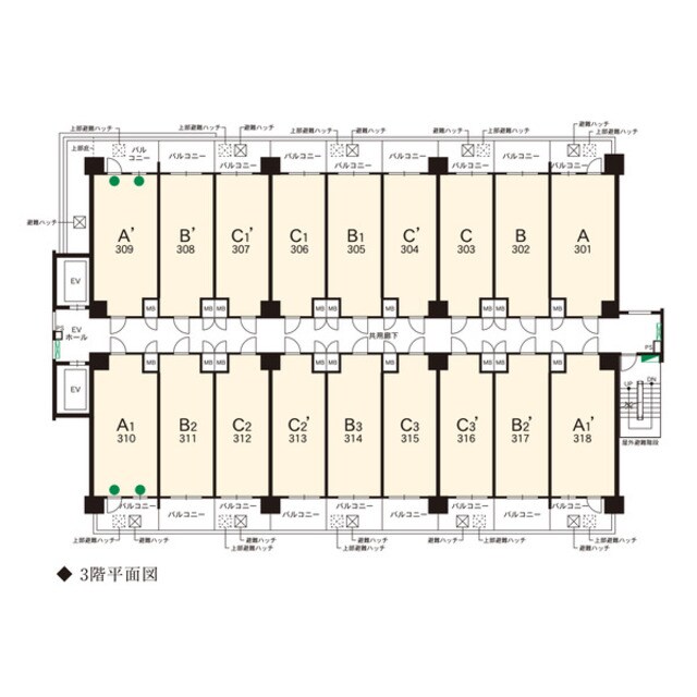 大正駅 徒歩6分 3階の物件外観写真