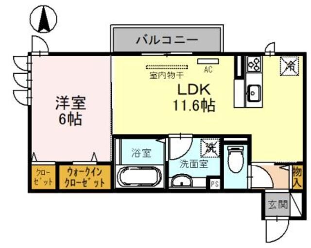 徳庵駅 徒歩18分 2階の物件間取画像