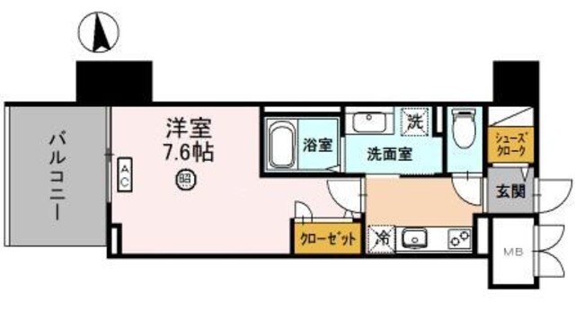 本町駅 徒歩3分 3階の物件間取画像