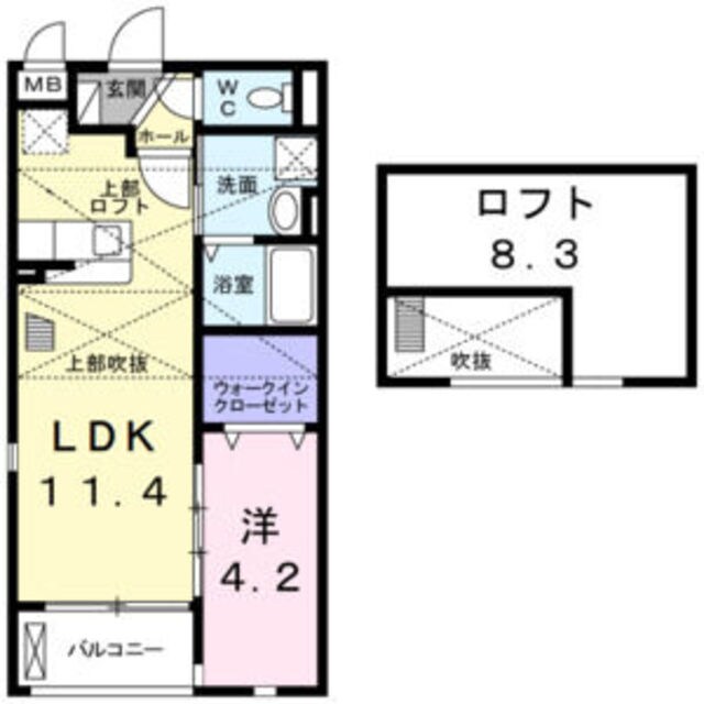 塚口駅 徒歩10分 2階の物件間取画像