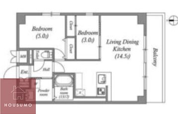 ArtizA京橋WESTの物件間取画像
