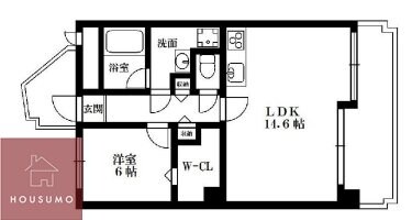 京橋アドバンス２１の物件間取画像